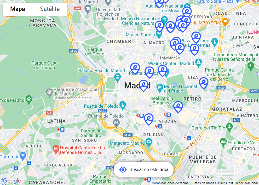 todos los espacios de eekox