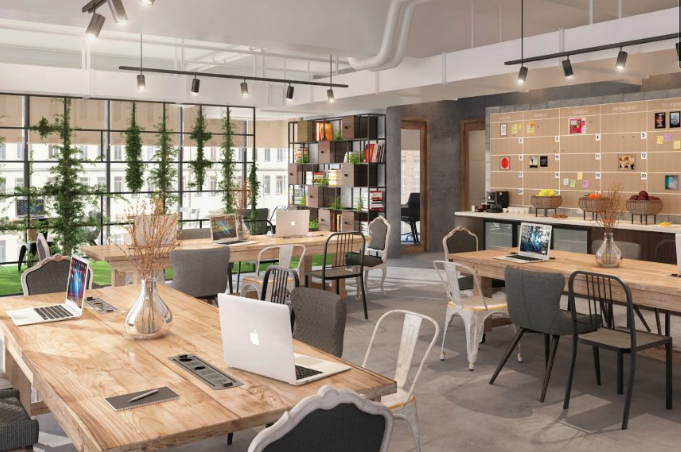 Espacio de coworking NEST en el hotel Tryp by Wyndham Dubai