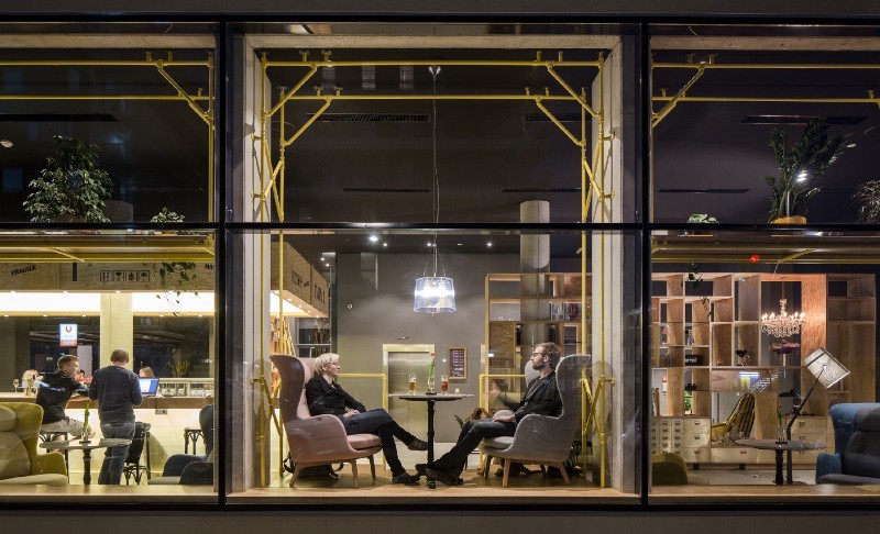 Coworking del hotel Schani, Viena